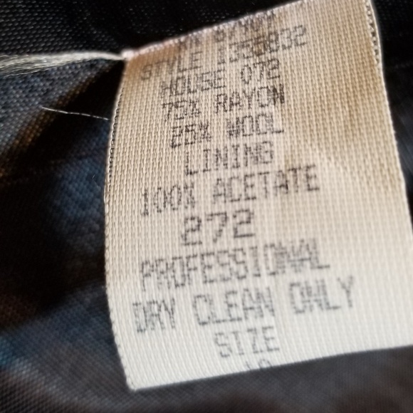 Vintage double breasted Blazer by J.G. HOOK, Sz10 - Picture 5 of 5